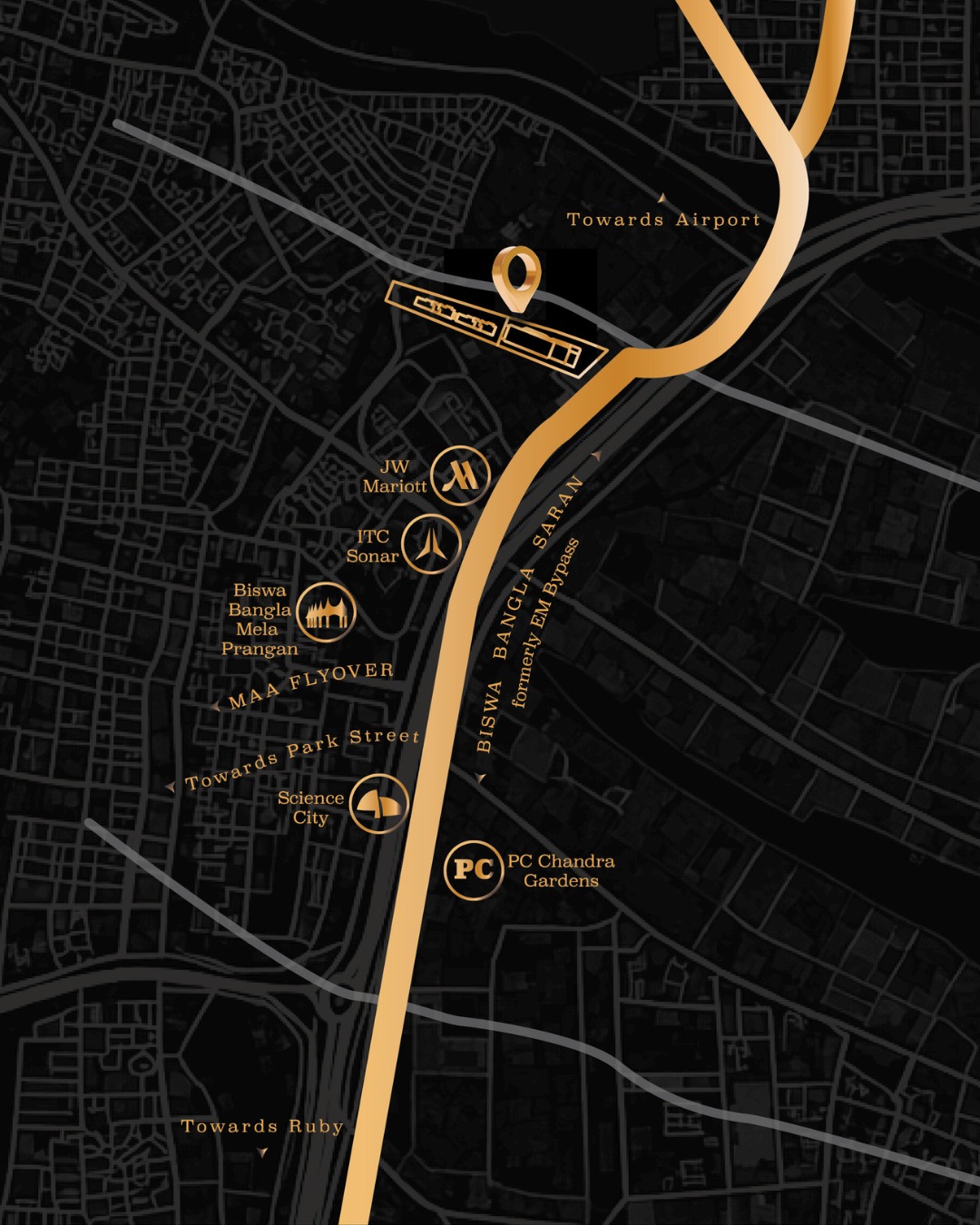 The Park Unizen Location Map